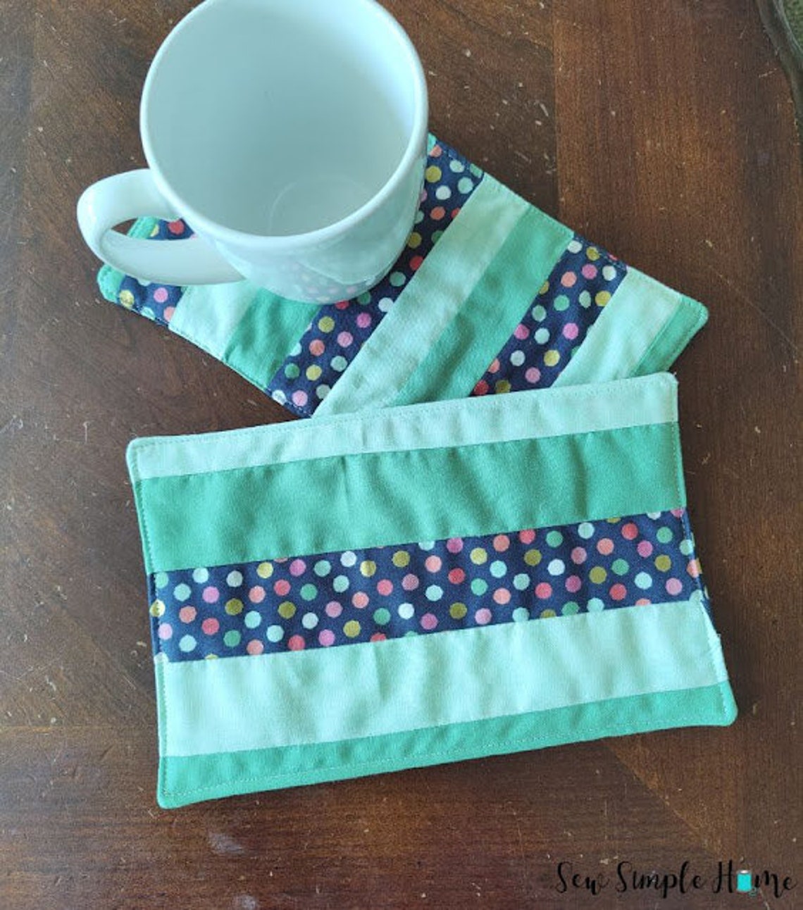 Mug Rug Pattern Mug Rug Bundle DIY Mug Rug Pattern Pattern Etsy