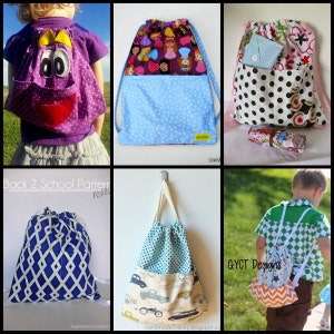 Traveling Backsak PDF Sewing Pattern | Backpack pattern