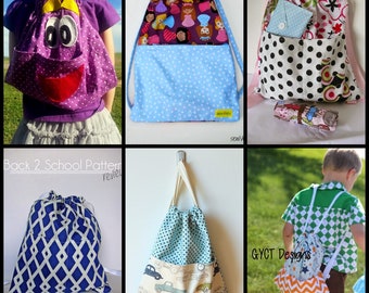 Traveling Backsak PDF Sewing Pattern | Backpack pattern