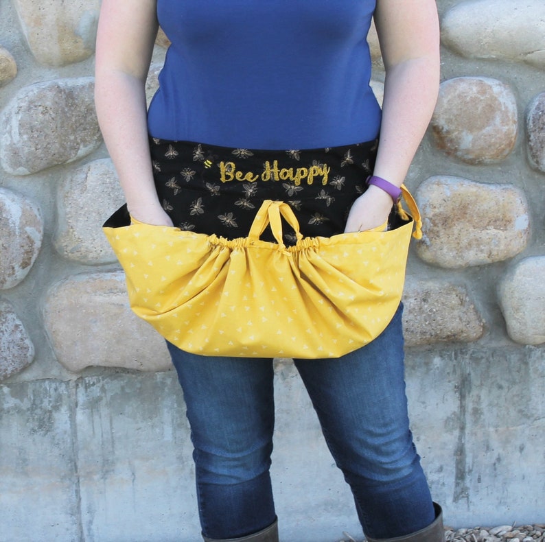 Harvest Apron Sewing Pattern Garden Apron Egg Gathering Etsy Canada