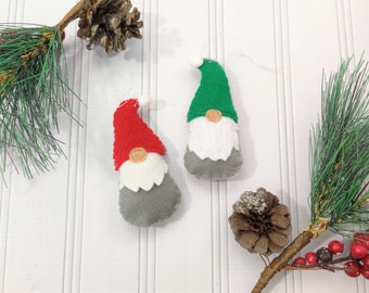 Gnome Ornament Sewing Pattern | Felt sewing pattern | Felt ornament | Gnome Christmas pattern