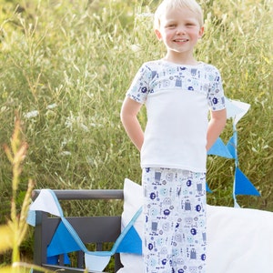 Jean & Jamey Jammies PDF Sewing Pattern Pajama Sewing Pattern PJ Pants Toddler Pajama image 4