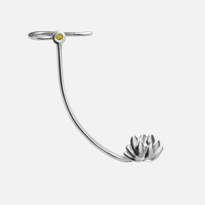 Beautiful Lotus Ear Cuff