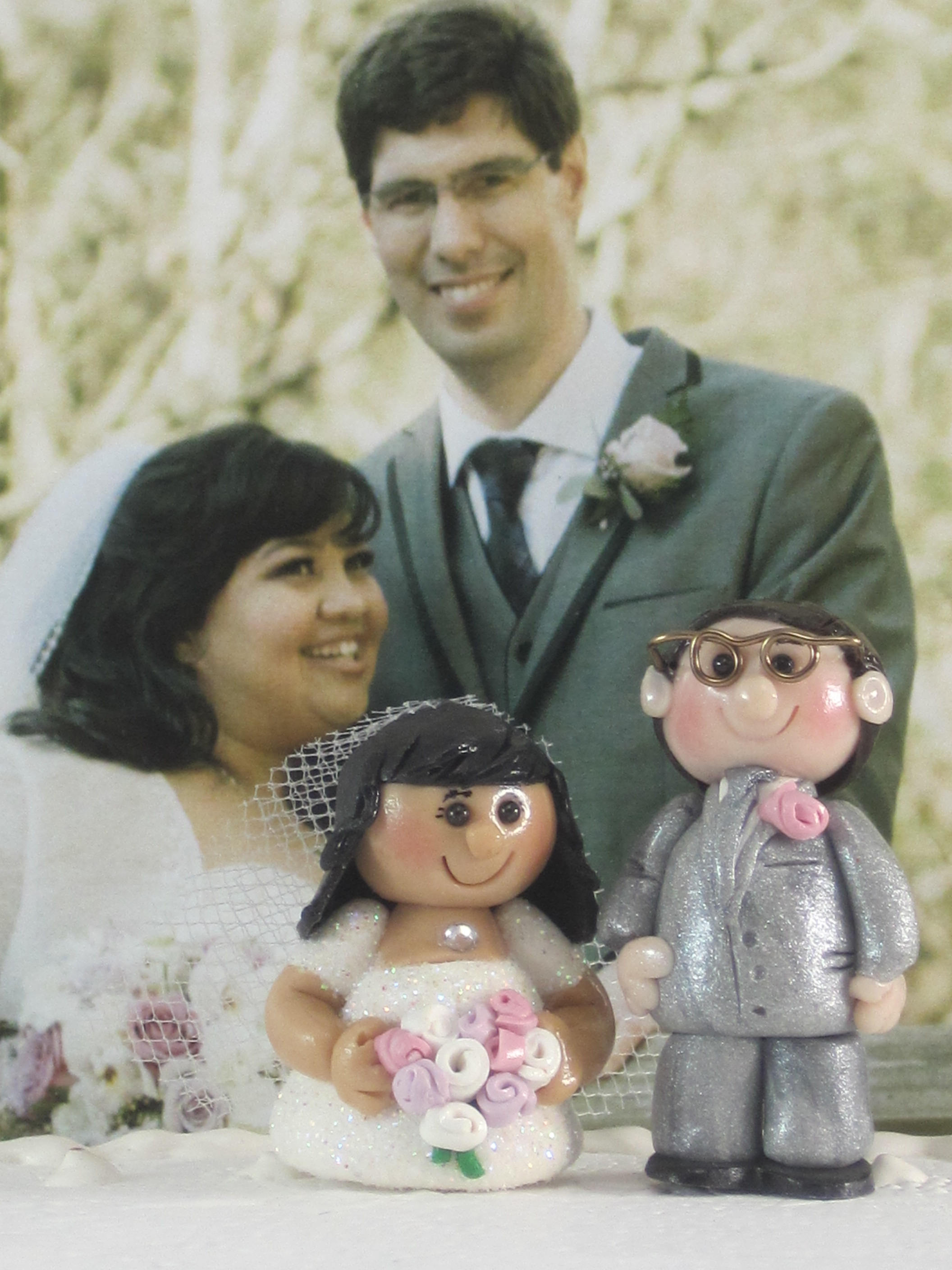 Custom Bride and Groom Wedding Cake Topper OOAK or Two Brides or Two ...