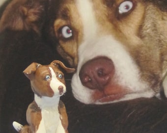 La tua statuetta in miniatura personalizzata DOG, CAT o HORSE per il giardino delle fate o l&#39;Ooak da collezione