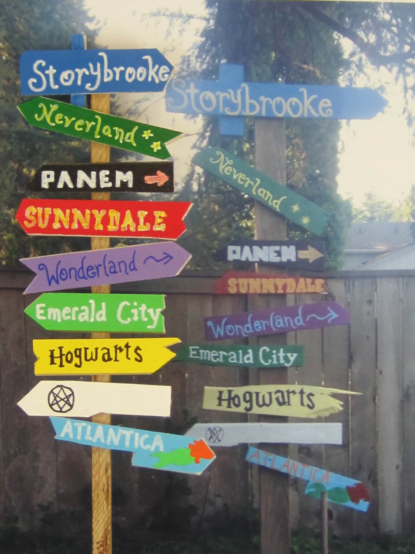 Signpost for Fairy Gardens OOAK handmade | Etsy
