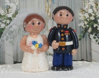 Custom Bride and Groom Wedding Cake Topper OOAK or Two Brides or Two Grooms