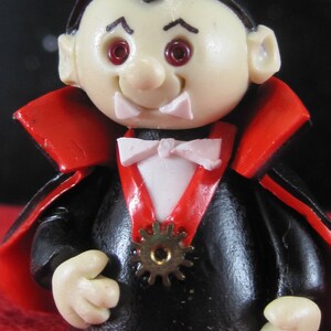 Dracula OOAK Vampire Wee Monster for Fairy Garden Cake - Etsy