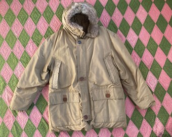 Eddie Bauer Goose Down Hooded Parka 