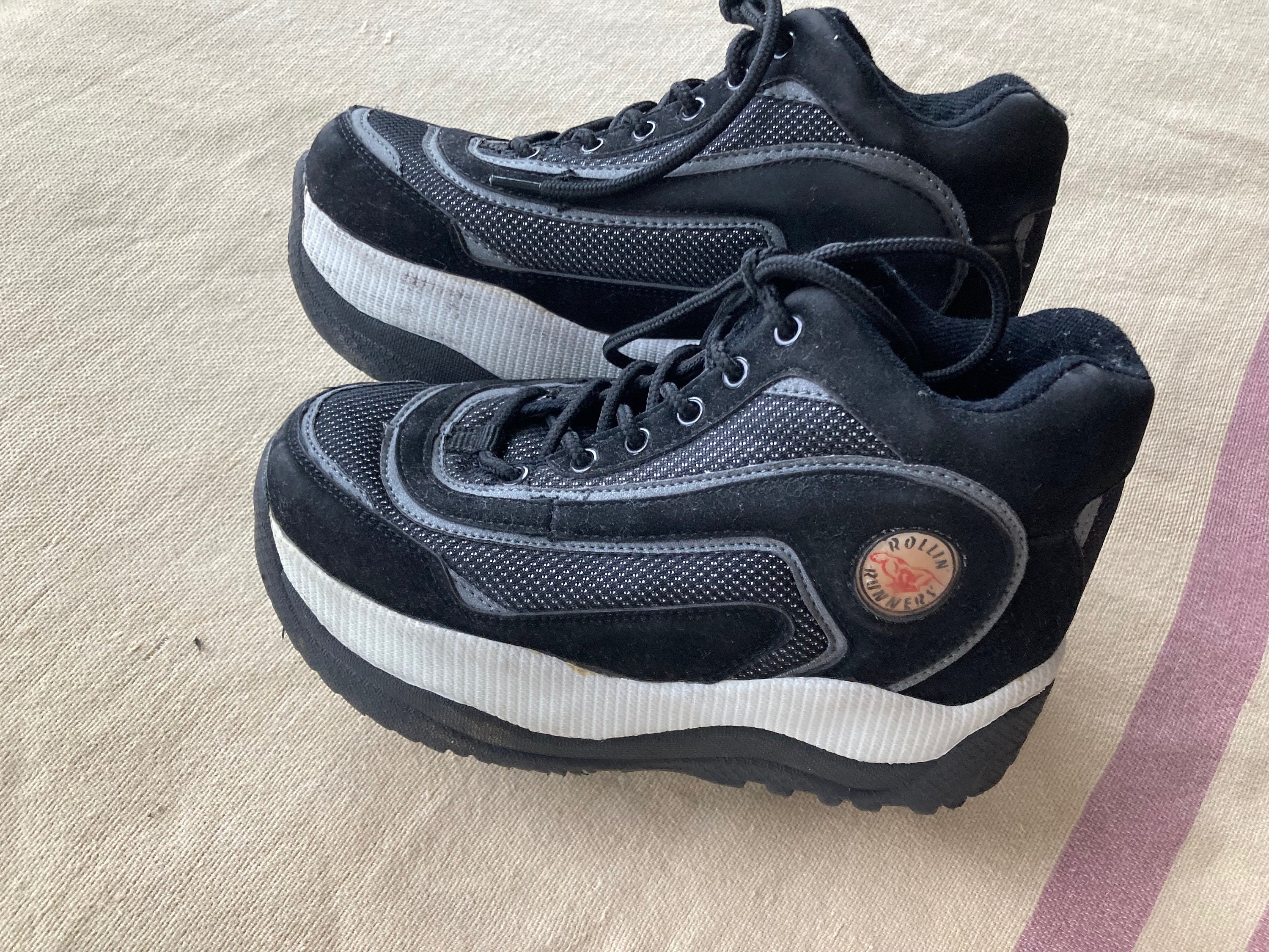 Rare Vintage Roller Platform Sneakers Rolling Rave Shoes Tennis Shoes With Wheels Roller Skates Y2K Rollin Runners 2000s 00s Etsy