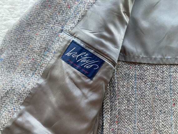 M Size 40 60s Harris Tweed Sport Coat Wool Rainbo… - image 6