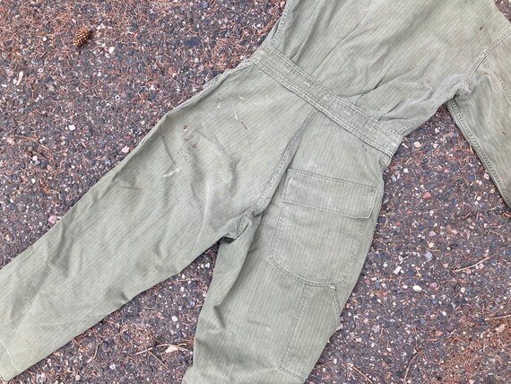 60s Cotton Sateen HBT Coveralls OG-107 Herringbone Twill 60s Cotton Sateen HBT Coveralls OG-107 Herringbone Twill
