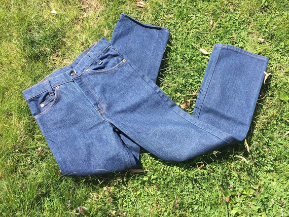 80s Orange Tab Levi's Student Jeans, 29x31 Straig… - image 4