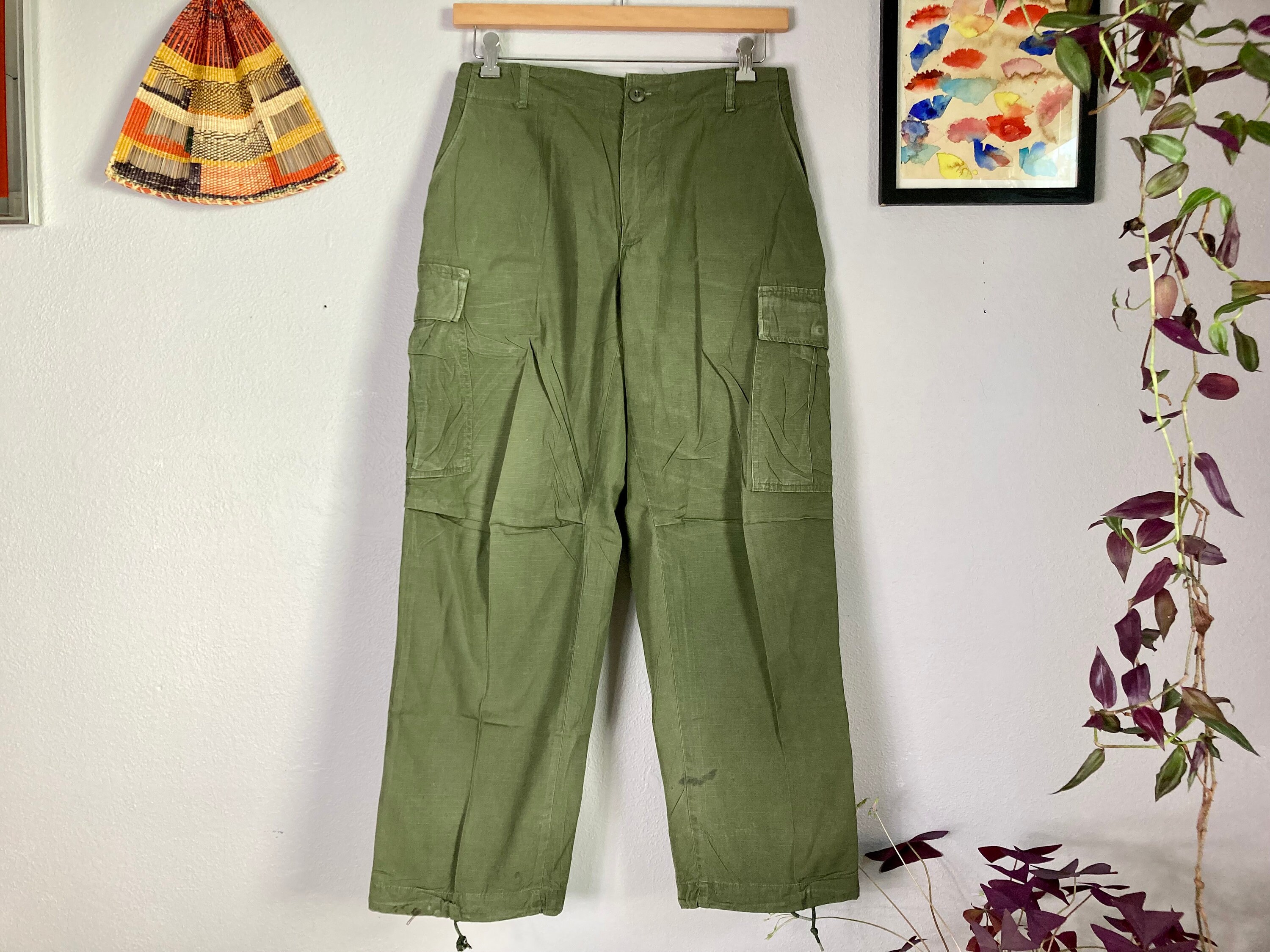 60s OG-107 Jungle Trousers Vietnam Era 