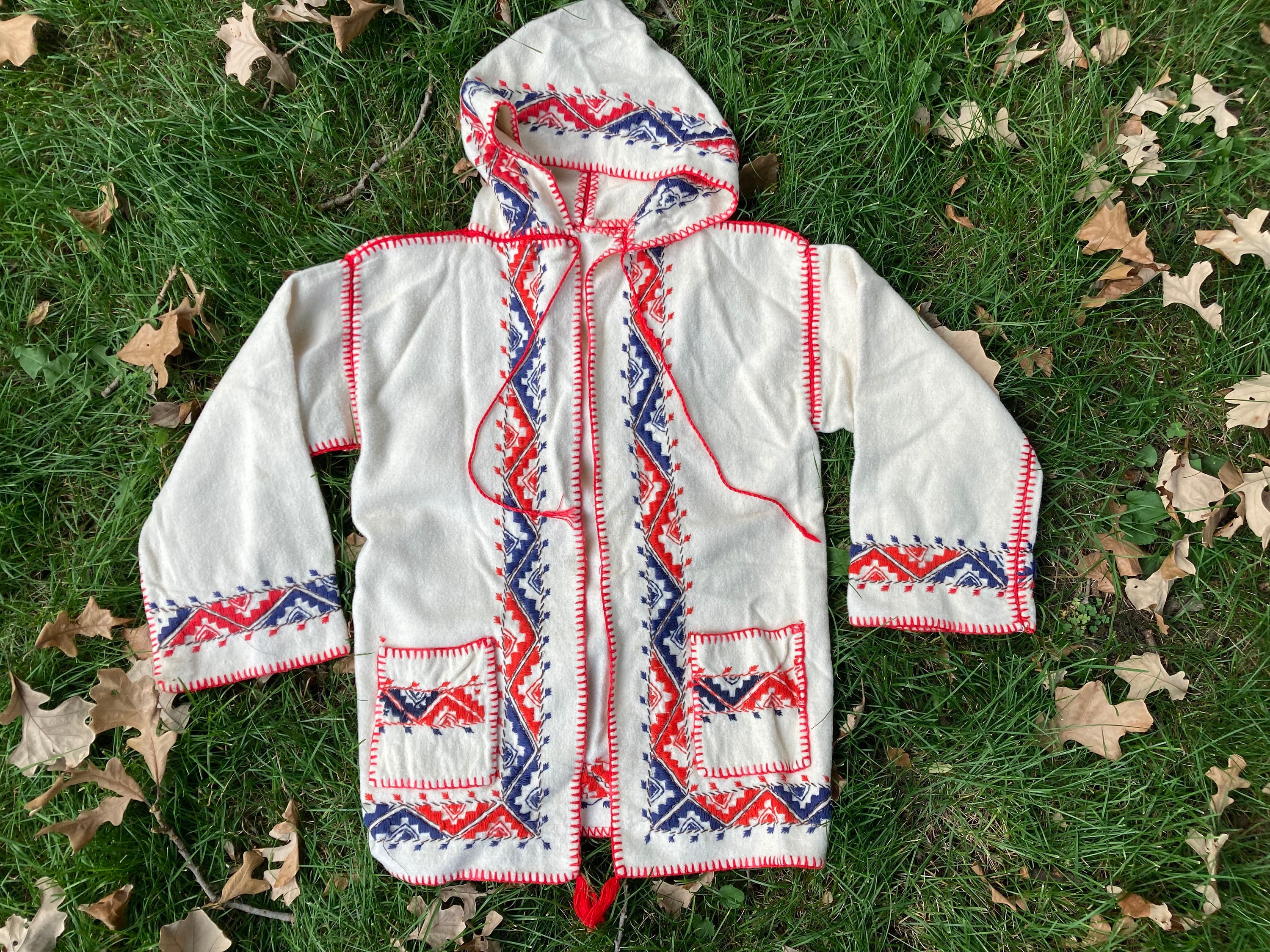 60's Hooded Poncho - Etsy