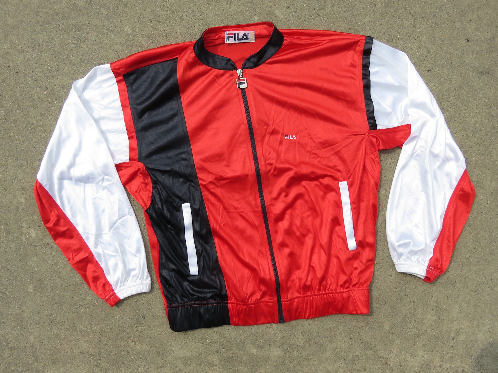 fila tape colour block woven track pants