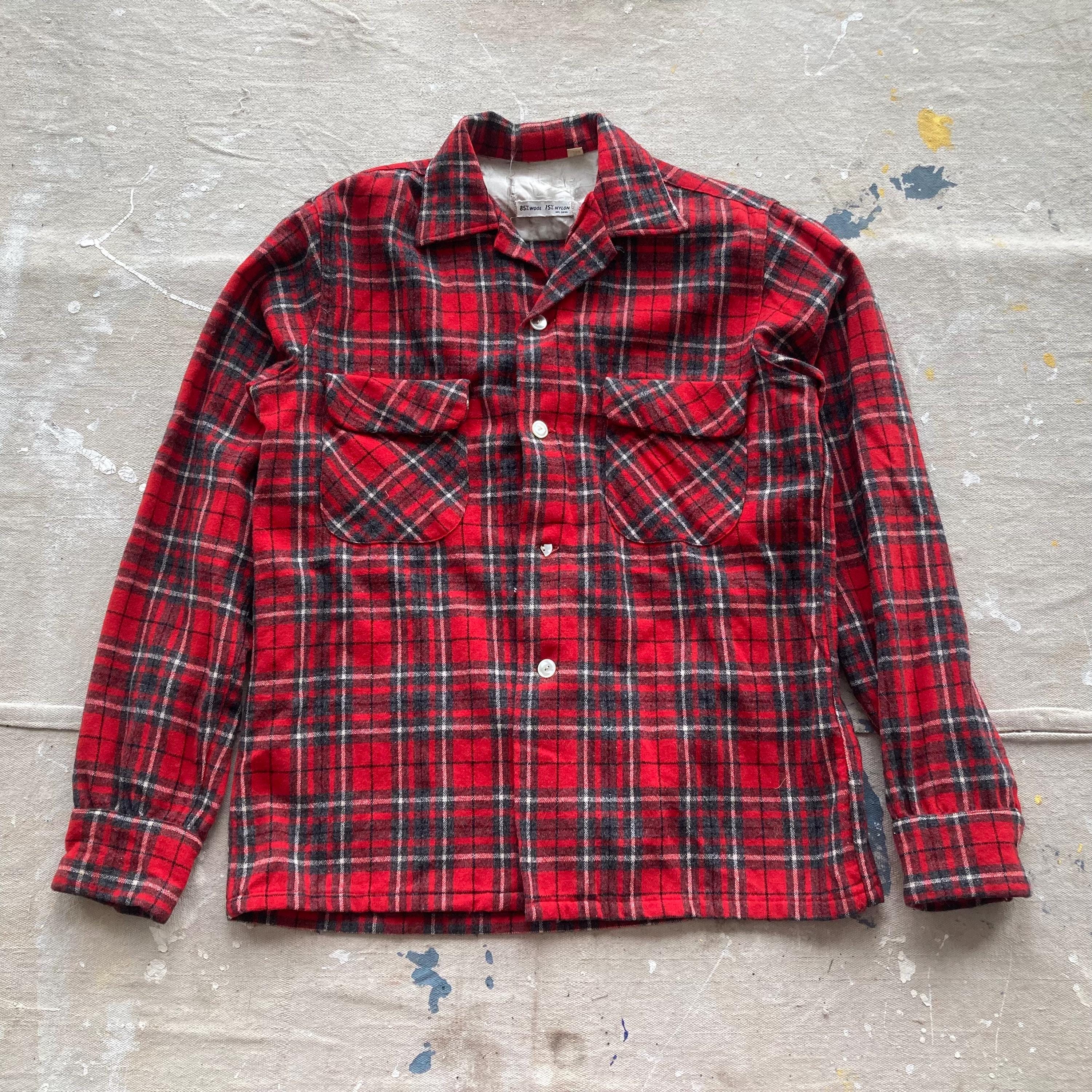 Plaid Flannel Shirt 1940's 1950's - Etsy