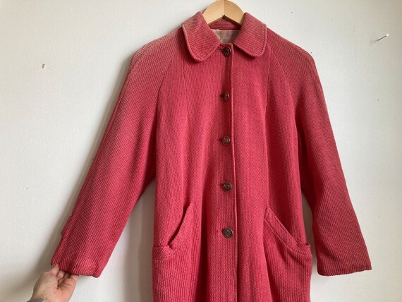 bubblegum pink cardigan