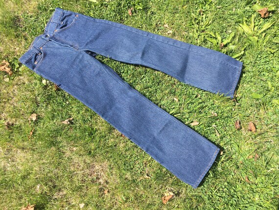 80s Orange Tab Levi's Student Jeans, 29x31 Straig… - image 7