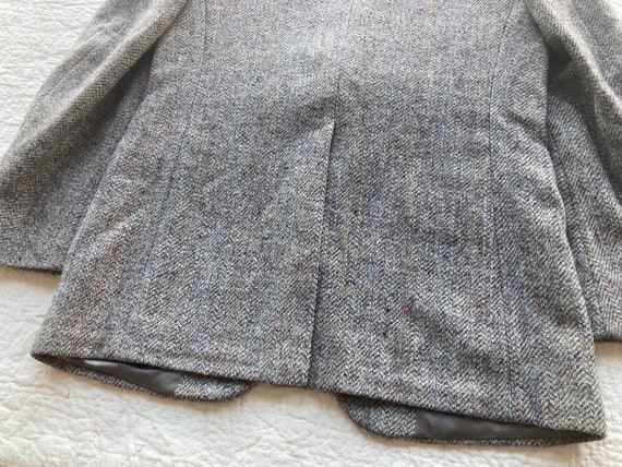 M Size 40 60s Harris Tweed Sport Coat Wool Rainbo… - image 9