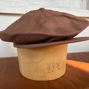 THE VICTORY 1920s-Pattern Flat Cap with Six Box Pleats and Back