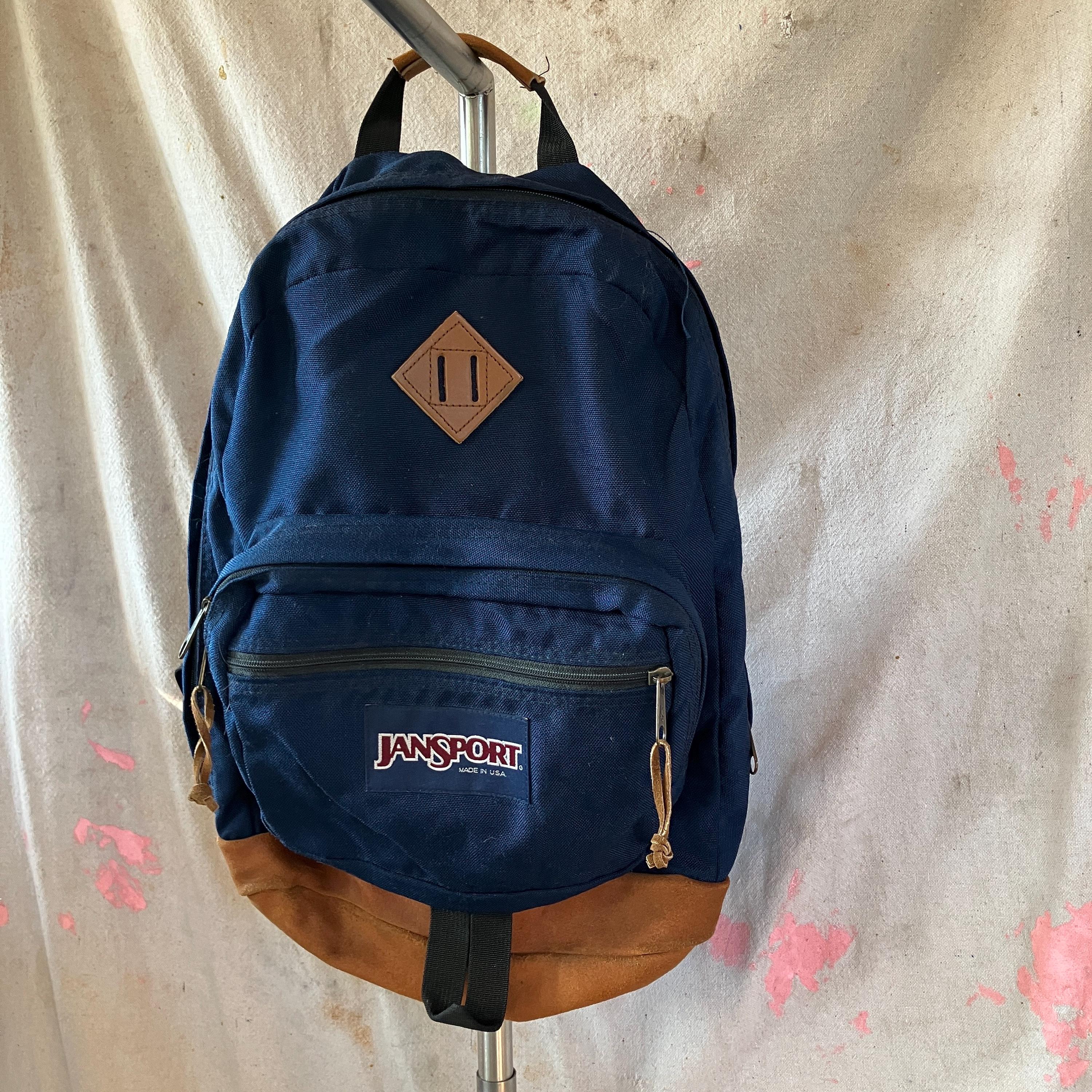 Polinela Vintage Jansport Backpack Leather Bottom 90s Leather Bottom Jansport Backpack Navy Blue Vintage 1990s Ireland Polinela Vintage Jansport Backpack Leather Bottom 90s Leather Bottom Jansport Backpack Navy Blue Vintage 1990s Ireland