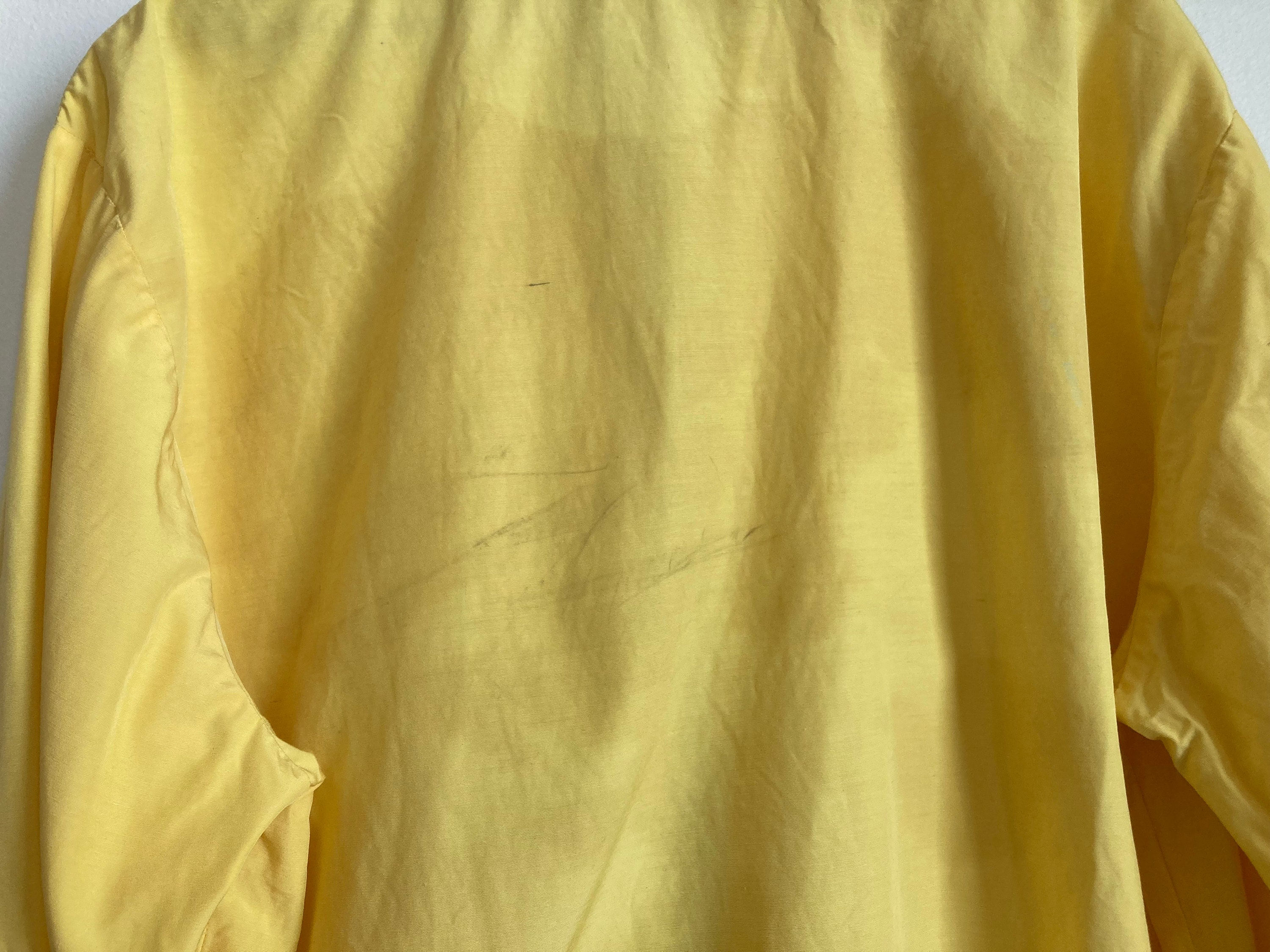 L XL 1950s Banana Yellow Rayon Gabardine Sportswear Jacket - Etsy