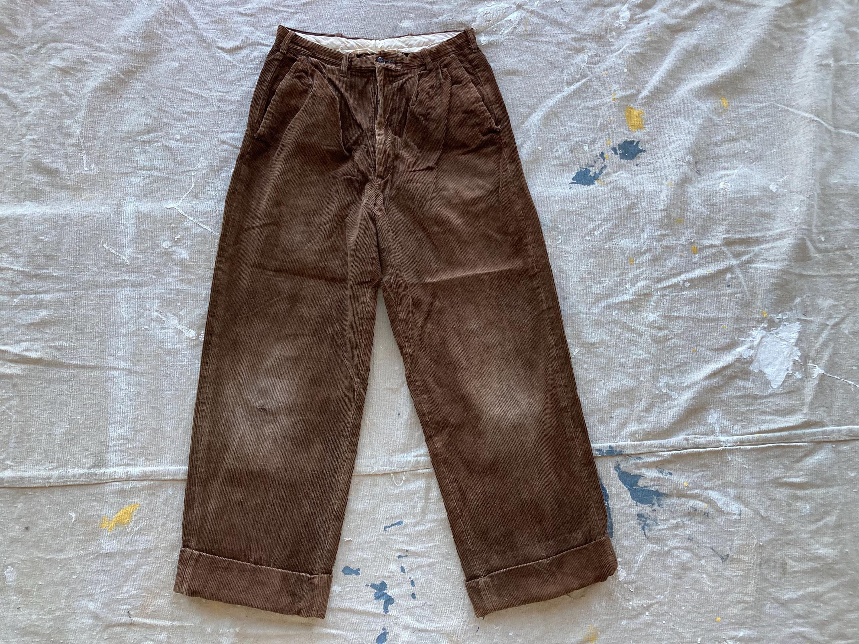 Special 30s〜40s 2tone corduroy pant Special 30s〜40s 2tone corduroy pant（1940s Youth Corduroy