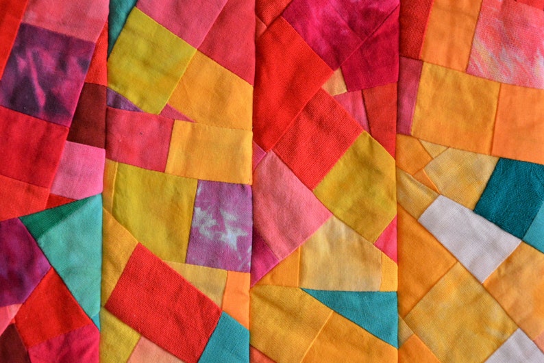 Art Quilt Wall Hanging Wall Decor Summertime Etsy