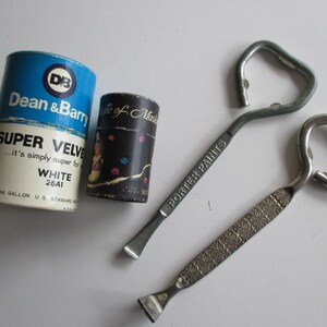 Vintage Metal Can Closer Roller Cleaner Paint Can Opener