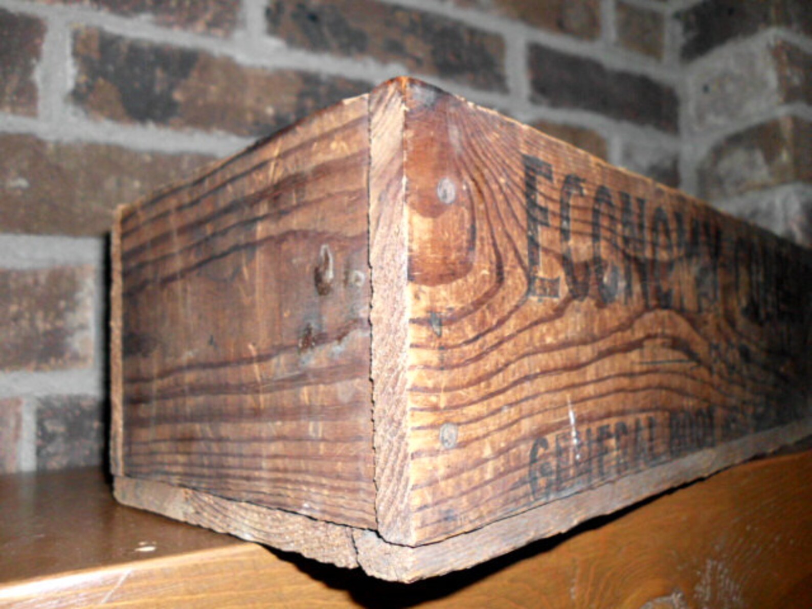 Vintage Economy Cobbler boot and shoe repair wood box Etsy