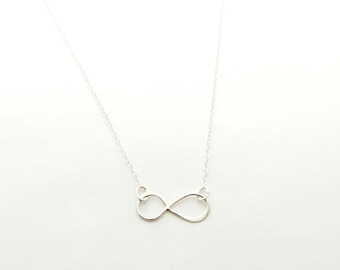 Infinity Dainty Charm Necklace, Dainty Infinity Charm Necklace, Infinity Charm Necklace, Birthday Gift Necklace,