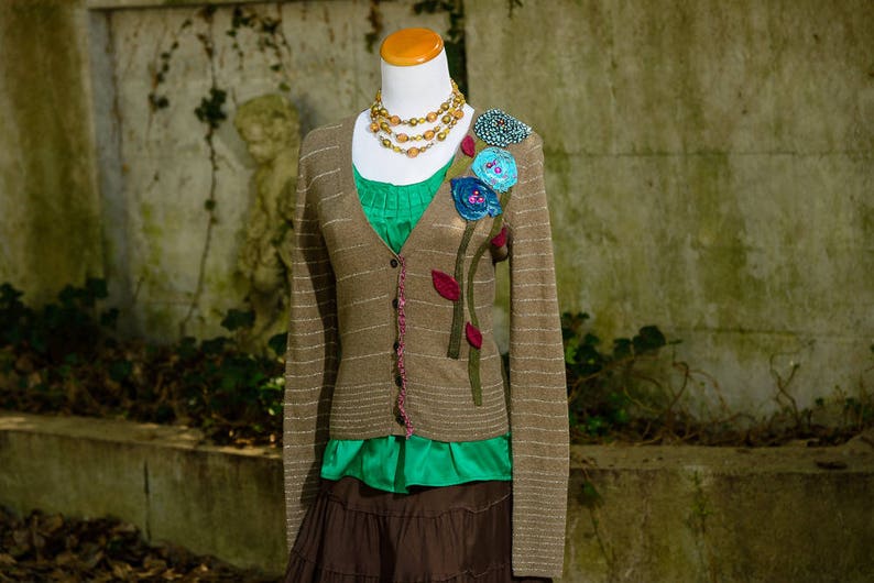 Gypsy Reverse Hem Sweater main image 0