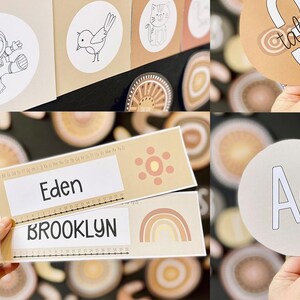 INDIGENOUS CLASSROOM Bundle | Classroom Decor  | Preschool | School Notice Board |  Indigenous