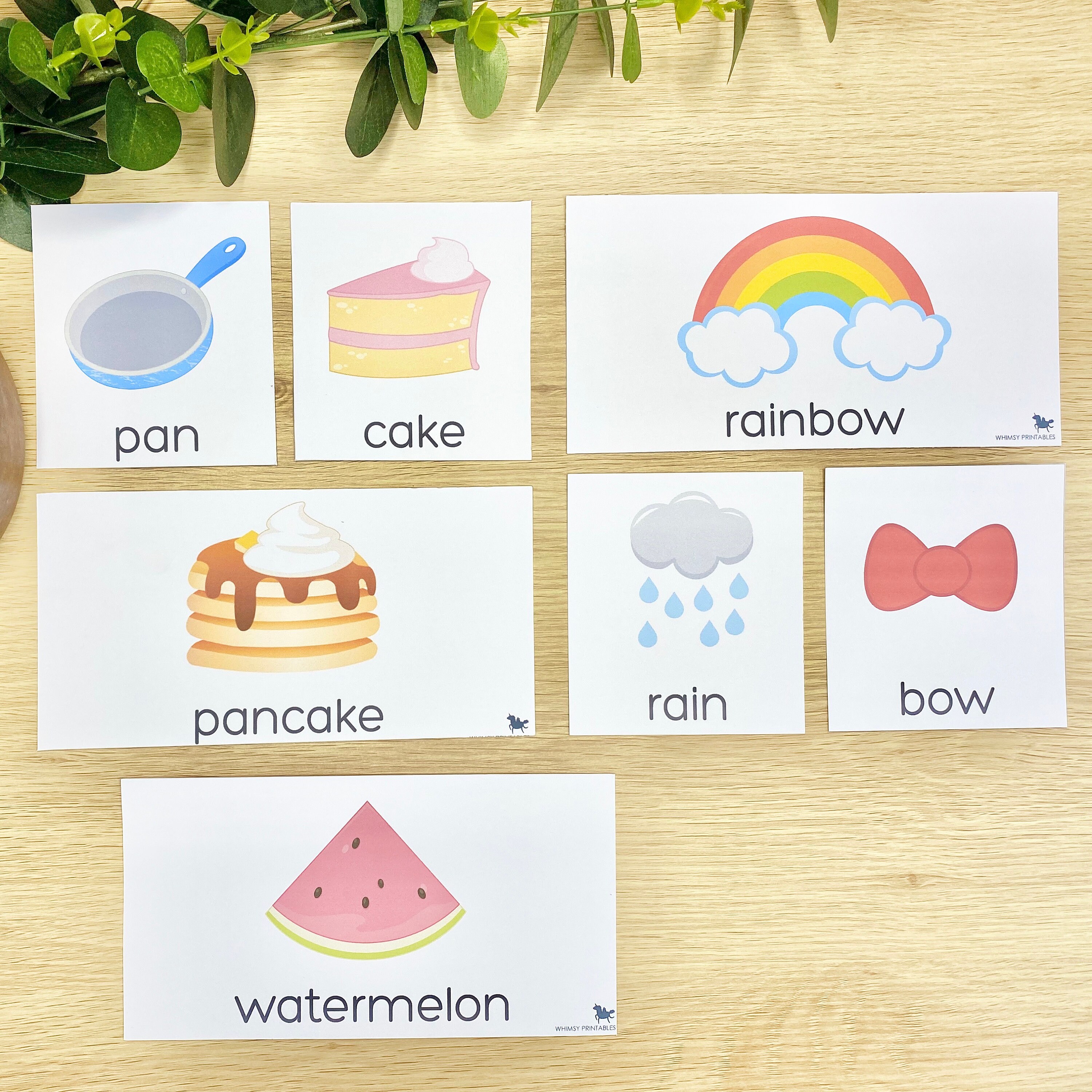 Compound Word Match Compound Words Preschool Learning Etsy