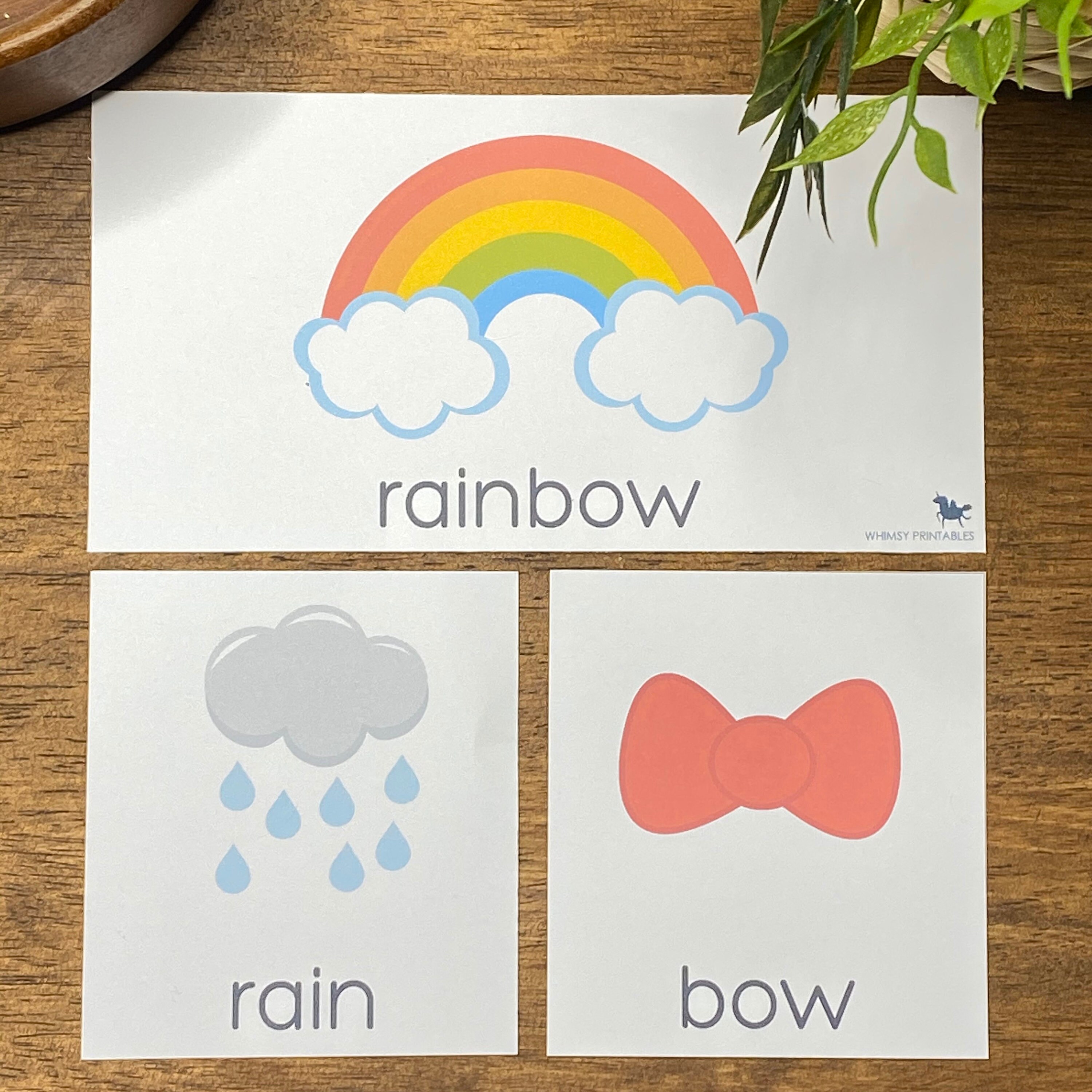 Compound Word Match Compound Words Preschool Learning | Etsy