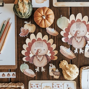 Thanksgiving Morning Basket Activities, Homeschool Resources, Morning Baskets,  Fall, Learning Pack, Preschool, Printable
