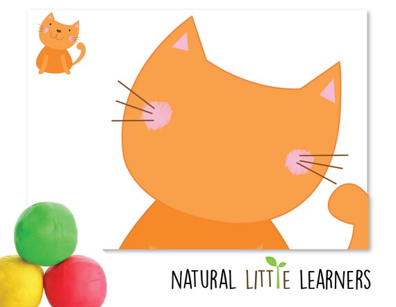 Pets Playdough Mats Playdough Activities For Kids Pets Etsy