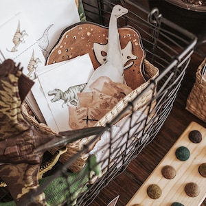 Dinosaur Printable Morning Basket Activities Homeschool Activities Preschool Toddler Learning Printables Dinosaur Learning Pack