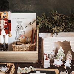 Nutcracker Christmas Morning Basket, Christmas, The Nutcracker, Homeschool Resources, Morning Baskets, Christmas Activities, Printable