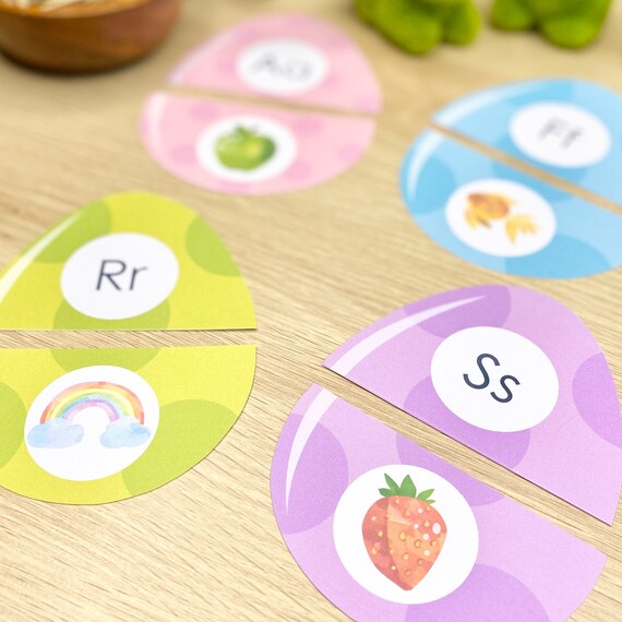 Alphabet Matching Easter Eggs Easter ABC's Kids