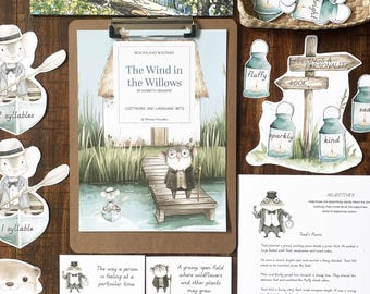 The Wind in the Willows Copywork  & Language Arts Pack | Charlotte Mason |  Handwriting and Language Arts 6-9 year olds