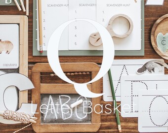 Q LETTER BASKET | Q is for Quokka | Alphabet Learning | Preschool | Alphabet Letters | Homeschool | A-Z Alphabet Letters | Printable