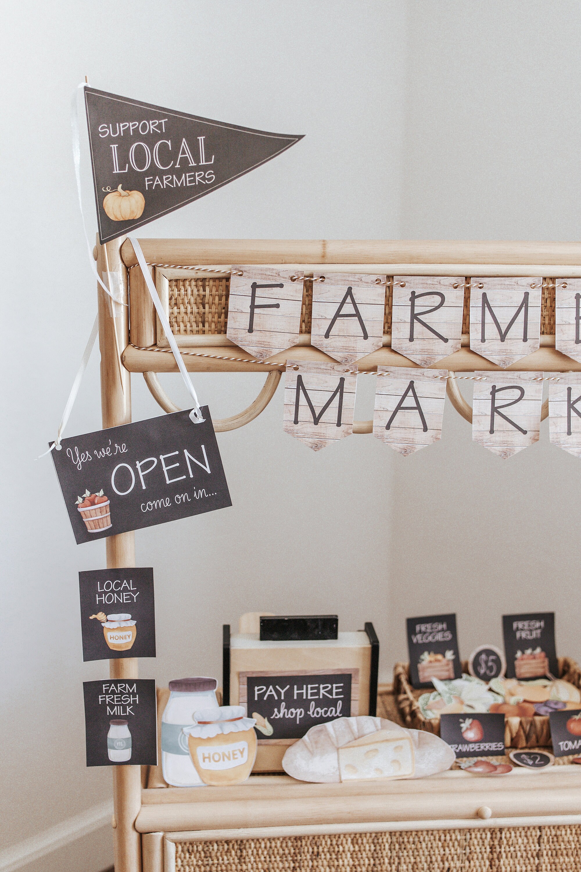 Farmers Market Dramatic Play Set | Dramatic Play Set | Pretend Play ...