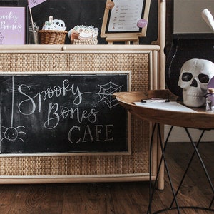 Halloween Dramatic Play Set | Spooky Bones Cafe | Dramatic Play Set | Pretend Play | Imaginative Play | Market | Halloween Printable