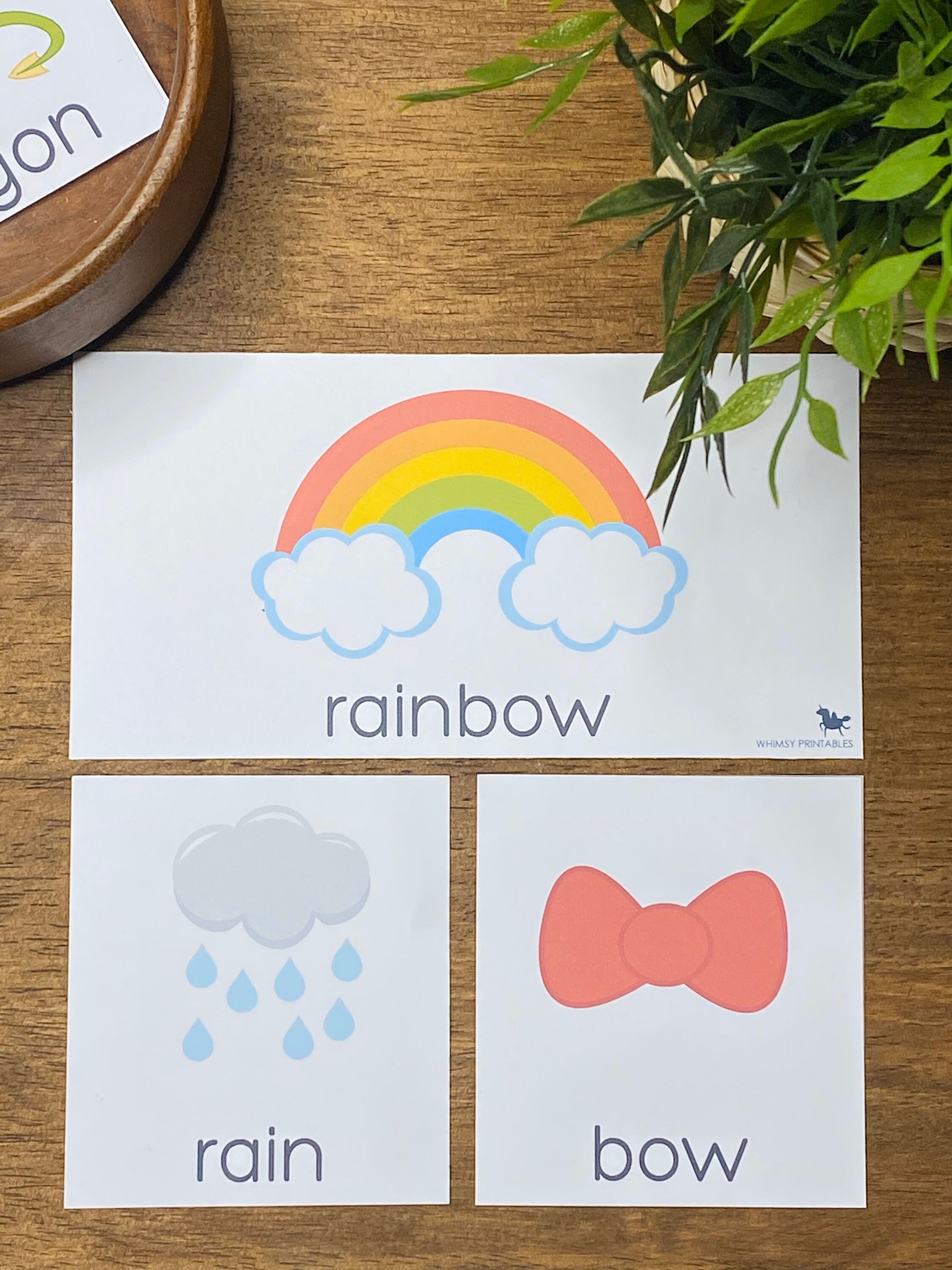 Compound Word Match Compound Words Preschool Learning | Etsy