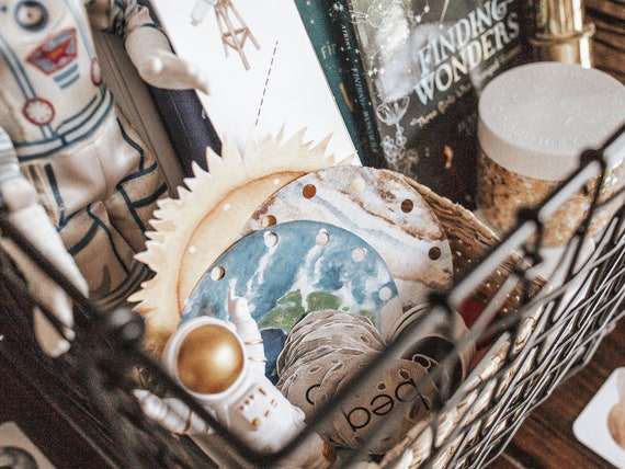 Astronomy Morning Basket, Homeschool Resources, Morning Baskets, Astronomy Activities, Space Printable,  Printable Activities