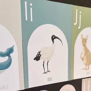 Pósteres con el alfabeto de los arbustos australianos / Alfabeto / Australia / Koala / Decoración para el aula con temática de animales australianos