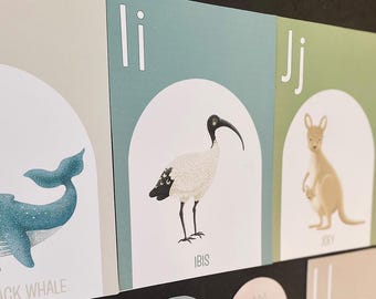 Australian Animal Alphabet Posters | Classroom Decor (Editable)