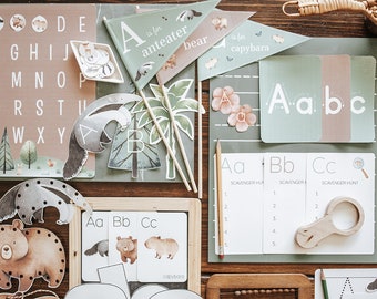 Letter Basket Bundle | Alphabet Learning | Preschool | Alphabet Letters | Homeschool | A-Z Alphabet Letters | Printable | PDF Download